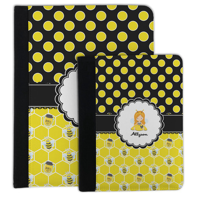 Honeycomb, Bees & Polka Dots Padfolio Clipboard (Personalized)