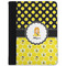Honeycomb, Bees & Polka Dots Padfolio Clipboards - Small - FRONT