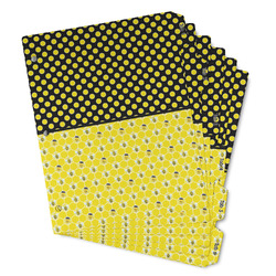 Honeycomb, Bees & Polka Dots Binder Tab Divider - Set of 6 (Personalized)