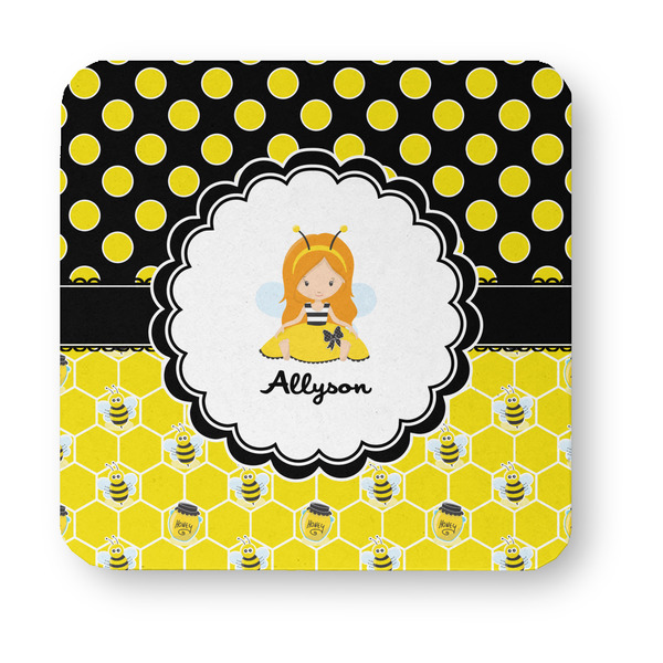 Honeycomb, Bees & Polka Dots Paper Coasters - Approval