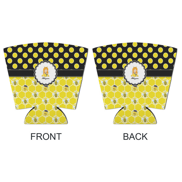 Honeycomb, Bees & Polka Dots Party Cup Sleeves - with bottom - APPROVAL