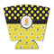 Honeycomb, Bees & Polka Dots Party Cup Sleeve - with Bottom (Personalized)