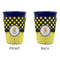 Honeycomb, Bees & Polka Dots Party Cup Sleeves - without bottom - Approval