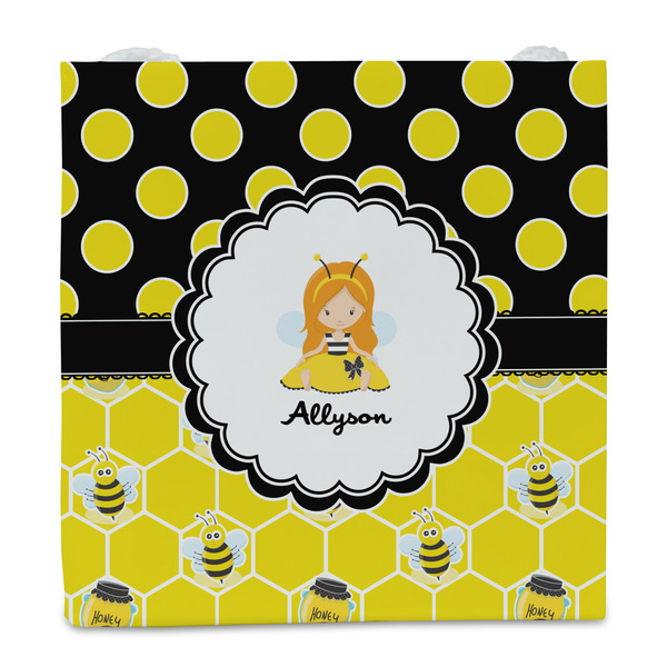 Honeycomb, Bees & Polka Dots Party Favor Gift Bag - Gloss - Front