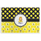 Honeycomb, Bees & Polka Dots Disposable Paper Placemats (Personalized)