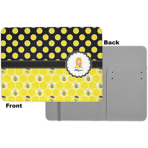 Honeycomb, Bees & Polka Dots Passport Holder - Apvl