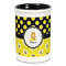 Honeycomb, Bees & Polka Dots Ceramic Pencil Holders - Black