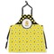 Honeycomb, Bees & Polka Dots Apron Without Pockets w/ Name or Text