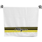 Honeycomb, Bees & Polka Dots Bath Towel (Personalized)