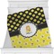 Honeycomb, Bees & Polka Dots Personalized Blanket