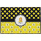 Honeycomb, Bees & Polka Dots Personalized Door Mat - 36x24 (APPROVAL)