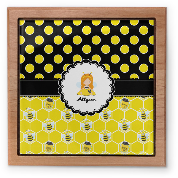 Honeycomb, Bees & Polka Dots Pet Urn - Apvl