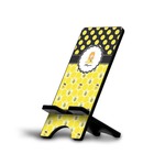 Honeycomb, Bees & Polka Dots Cell Phone Stand (Small) (Personalized)