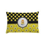 Honeycomb, Bees & Polka Dots Pillow Case - Standard (Personalized)