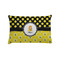 Honeycomb, Bees & Polka Dots Pillow Case - Standard - Front
