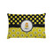 Honeycomb, Bees & Polka Dots Pillow Case - Standard (Personalized)