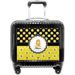 Honeycomb, Bees & Polka Dots Pilot / Flight Suitcase (Personalized)