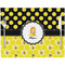Honeycomb, Bees & Polka Dots Placemat with Props
