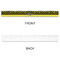 Honeycomb, Bees & Polka Dots Plastic Ruler - 12" - APPROVAL