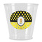 Honeycomb, Bees & Polka Dots Plastic Shot Glass (Personalized)