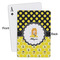 Honeycomb, Bees & Polka Dots Playing Cards - Approval