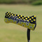 Honeycomb, Bees & Polka Dots Putter Cover - On Putter