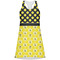 Honeycomb, Bees & Polka Dots Racerback Dress - Front