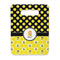 Honeycomb, Bees & Polka Dots Rectangle Trivet with Handle - FRONT