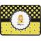 Honeycomb, Bees & Polka Dots Rectangular Trailer Hitch Cover (Personalized)