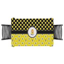 Honeycomb, Bees & Polka Dots Tablecloth - 58"x58" (Personalized)