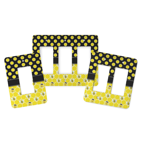 Honeycomb, Bees & Polka Dots Rocker Light Switch Covers - Parent - ALL VARIATIONS