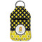 Honeycomb, Bees & Polka Dots Sanitizer Holder Keychain - Small (Front Flat)
