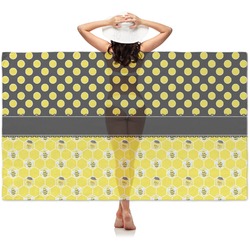 Honeycomb, Bees & Polka Dots Sheer Sarong