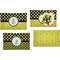 Honeycomb, Bees & Polka Dots Set of Rectangular Dinner Plates