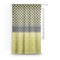 Honeycomb, Bees & Polka Dots Sheer Curtain With Window and Rod
