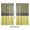 Honeycomb, Bees & Polka Dots Sheer Curtains