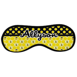 Honeycomb, Bees & Polka Dots Sleeping Eye Masks - Large (Personalized)