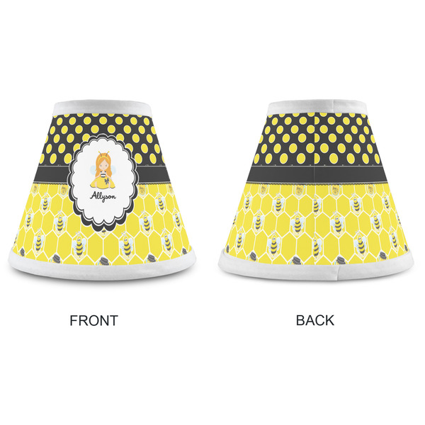 Honeycomb, Bees & Polka Dots Small Chandelier Lamp - Approval