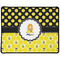 Honeycomb, Bees & Polka Dots Large Gaming Mouse Pad - 12.5" x 10" (Personalized)