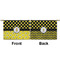 Honeycomb, Bees & Polka Dots Small Zipper Pouch Approval (Front and Back)