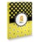 Honeycomb, Bees & Polka Dots Softbound Notebook (Personalized)