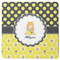 Honeycomb, Bees & Polka Dots Square Coaster Rubber Back - Single