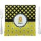 Honeycomb, Bees & Polka Dots Square Dinner Plate