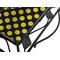 Honeycomb, Bees & Polka Dots Square Trivet - Detail