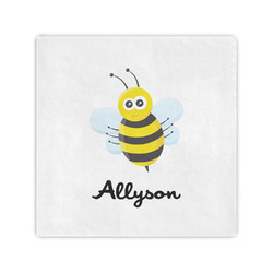Honeycomb, Bees & Polka Dots Standard Cocktail Napkins (Personalized)