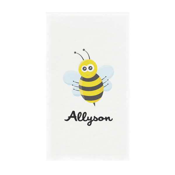 Custom Honeycomb, Bees & Polka Dots Guest Towels - Full Color - Standard (Personalized)