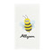 Honeycomb, Bees & Polka Dots Standard Guest Towels in Full Color