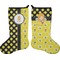 Honeycomb, Bees & Polka Dots Stocking - Double-Sided - Approval