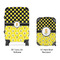 Honeycomb, Bees & Polka Dots Suitcase Set 4 - APPROVAL