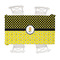 Honeycomb, Bees & Polka Dots Tablecloth - 58"x102" (Personalized)